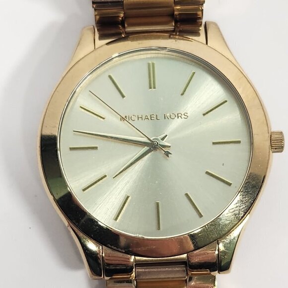 Michael Kors MK3221 Women's Stainless Steel Gold Analog Dial Quartz Watch LJ320 - Picture 4 of 4